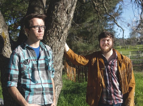 Nick Badal (left) and Nick Jones (right) are the founding members of a new band called The Livelies. 
